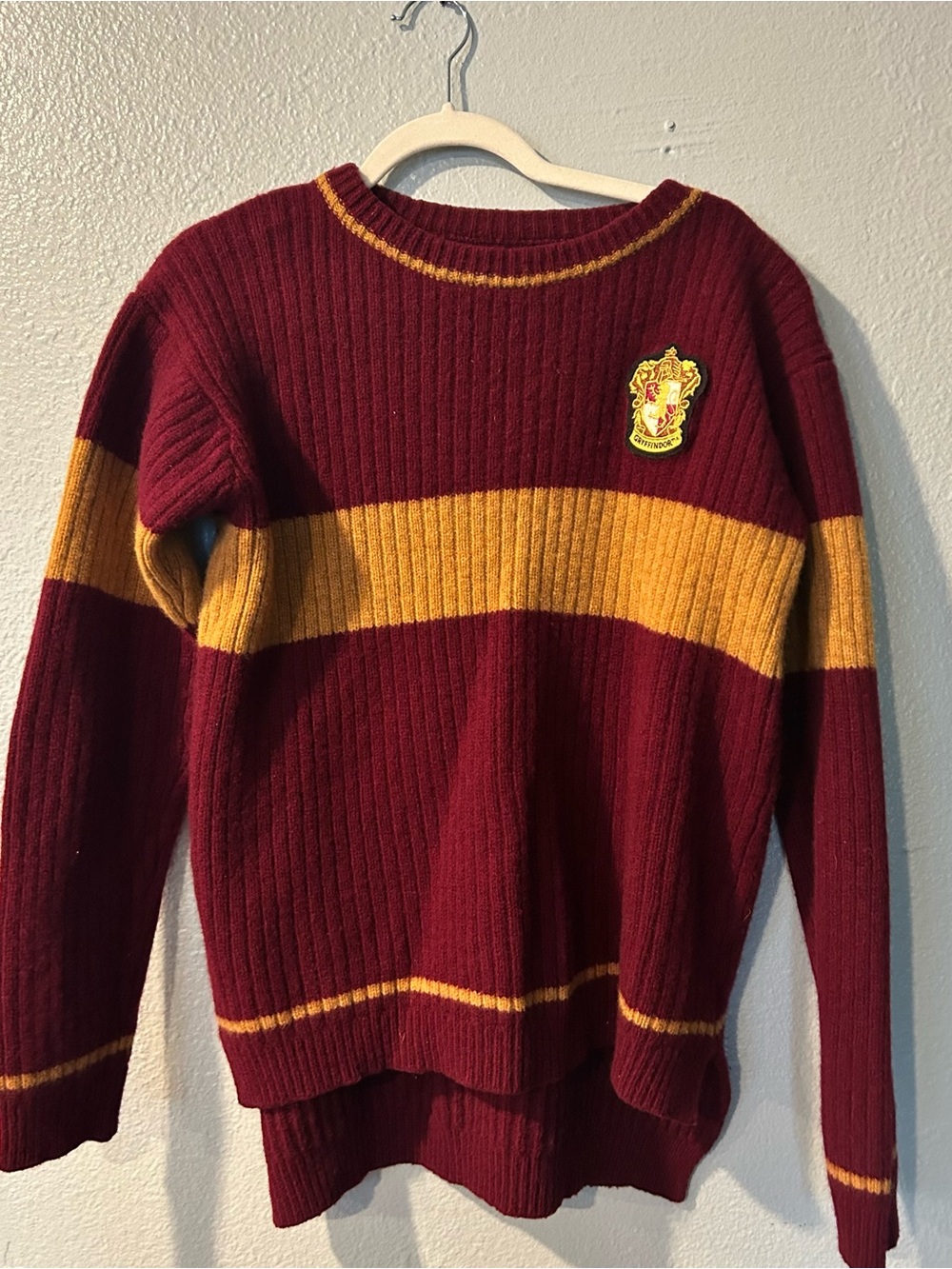 Authentic Harry Potter Universal Studios Gryffindor Sweater Made In Scotland XL